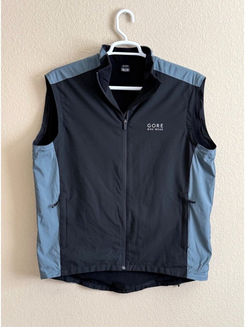 GORE Bike Wear Men's Windstopper Active Shell Vest Black Fleece Lined